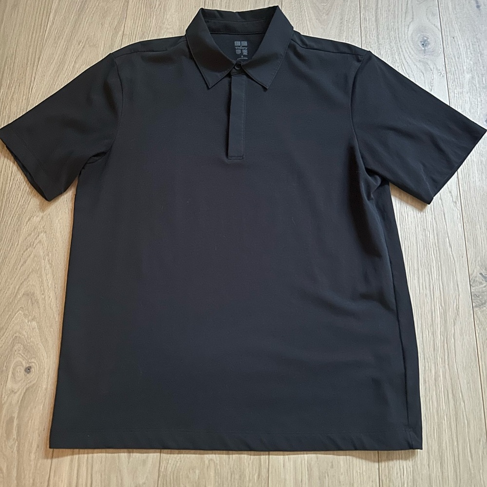 Theory for Uniqlo Men's Polo Shirt in Black